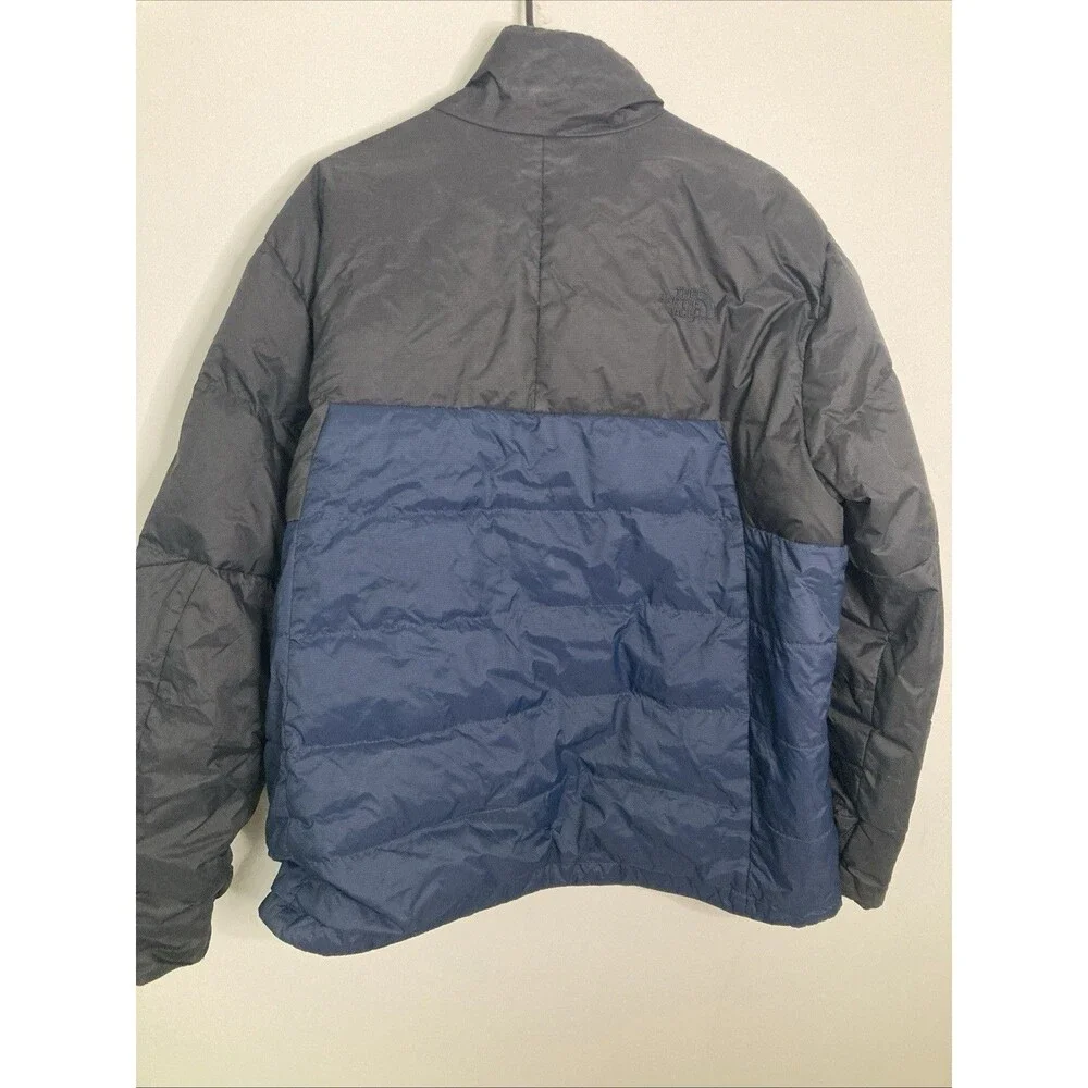 The North Face Mens Navy Black 1996 Retro Nuptse 700 Down Puffer Jacket  XXL